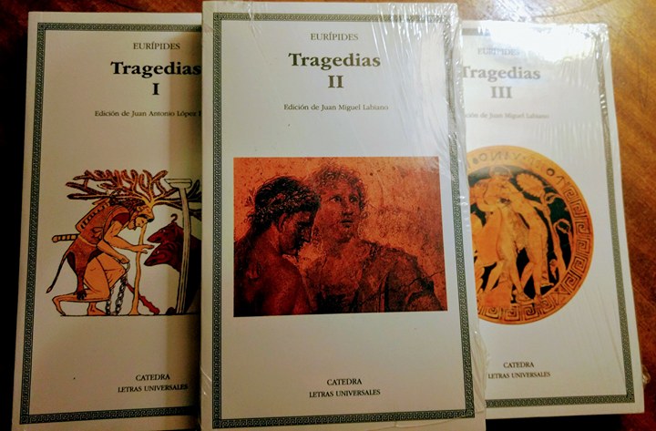 condado servir carro Eurípides Tragedias completas Tres volúmenes Editorial Cátedra Letras  Universales – Lopez y Ferro