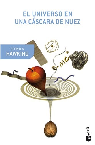 Portada de Stephen Hawking El universo en una cáscara de nuez Editorial Booket