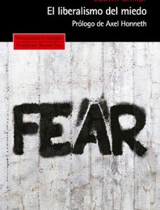 Portada de Judith N. Shklar El liberalismo del miedo Editorial Herder