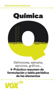 Portada de Varios autores Química Diccionario esencial Editorial Vox