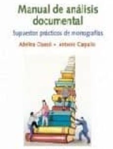 Portada de Clausó Carpallo Manual De Análisis Documental Editorial Eunsa
