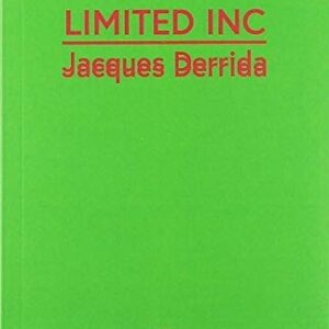 Portada de Jacques Derrida Limited inc Editorial Pólvora