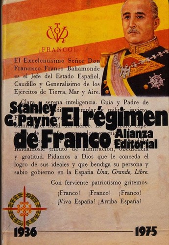 Portada de Payne Stanley El Régimen De Franco Editorial Alianza