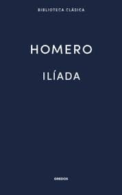 Portada de Homero Ilíada Editorial Gredos