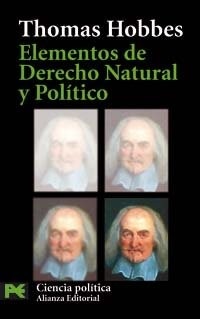 Portada de Thomas Hobbes Elementos de derecho natural y político Editorial Alianza