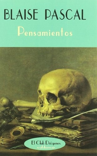 Portada de Blaise Pascal Pensamientos Editorial Valdemar