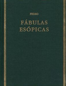Portada de Fedro Cayo Julio Fábulas esópicas Tapa dura Editorial CSIC