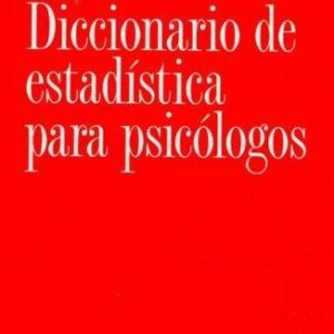 Portada de B. S. Everitt y T. Wykes Diccionario de estadística para psicólogos Editorial Ariel