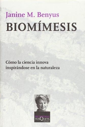 Portada de Janine M. Benyus Biomímesis Editorial Tusquets