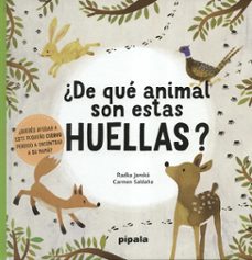 Portada de Janska Saldana ¿De qué animal son estas huellas? Editorial Pípala