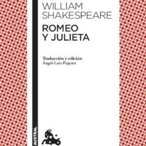 Portada de William Shakespeare Romeo y Julieta Editorial Austral