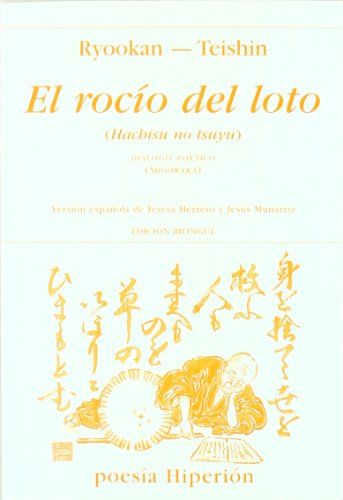 Portada de Ryookan Teishin Rocío del loto Edición bilingüe Editorial Hiperión