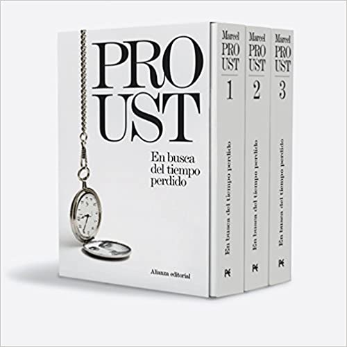 Portada de Marcel Proust Estuche En busca del tiempo perdido Alianza Editorial