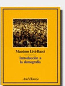 Portada de Massimo Livi Bacci Introducción a la demografía Editorial Ariel