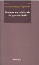 Portada de Rosa María Rodríguez Magda Mujeres en la historia del pensamiento Editorial Anthropos