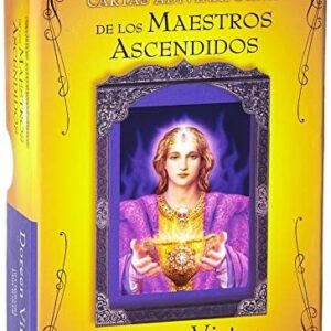 Portada de Doreen Virtue Cartas adivinatorias de los maestros ascendidos Editorial Tredaniel