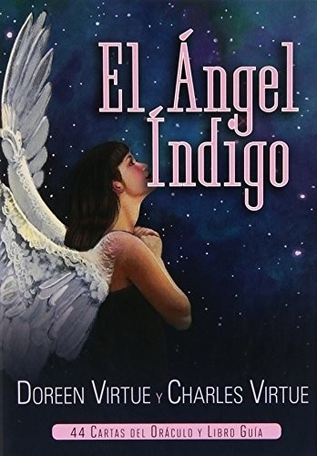 Portada de Doreen Virtue El ángel índigo Cartas y guía Editorial Tredaniel