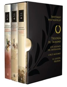 Portada de Santiago Posteguillo Estuche Trilogía de Trajano Editorial Planeta