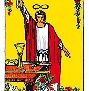 Portada de Rider Waite Amarillo El mago Tarot Estuche, cartas y guía Editorial Arkano Books