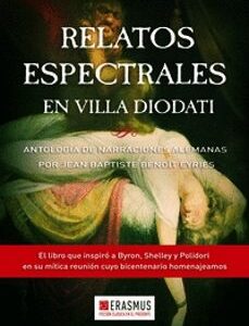 Portada de Jean B. Benoit Eyries Relatos espectrales en Villa Diodati Editorial Erasmus