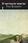 Portada de Yves Bonnefoy El territorio interior Editorial Sexto piso