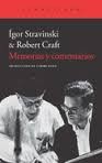 Portada de Igor Stravinski y Robert Craft Memorias y comentarios Editorial El acantilado