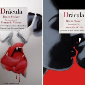 Portada de Bram Stoker Drácula Traducción de Molina Foix Ilustrado Tapa dura Editorial Reino de Cordelia