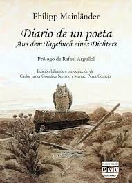 Portada de Philipp Mainländer Diario de un poeta Editorial Plaza y Valdés