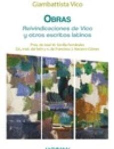 Portada de Giambattista Vico Obras IV Reivindicaciones de Vico y otros escritos latinos Editorial Anthropos
