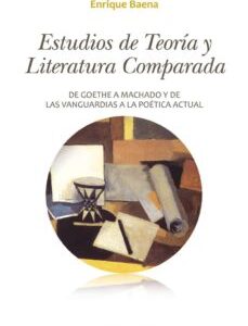 Portada de Enrique Baena Estudios de teoría y literatura comparada Editorial Anthropos