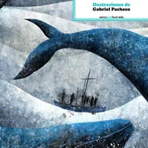 Portada de Herman Melville Moby Dick Tapa dura Editorial Sexto Piso