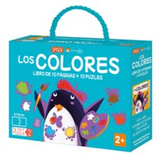 Portada de Los colores 10 puzles y libro Editorial Sassi