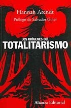 Portada de Hannah Arendt Los orígenes del totalitarismo Editorial Alianza
