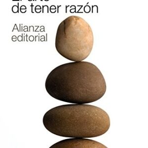 Portada de Arthur Schopenhauer El arte de tener razón Editorial Alianza