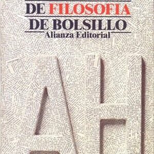Portada de José Ferrater Mora Diccionario de filosofía de bolsillo Editorial Alianza