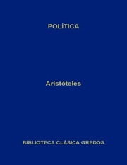 Portada de Aristóteles Política Editorial Alianza