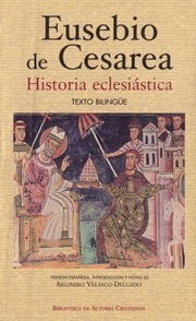 Portada de Eusebio de Cesarea Historia eclesiástica Editorial Biblioteca Autores Cristianos