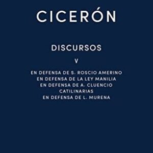 Portada de Marco Tulio Cicerón Discursos V Editorial Gredos