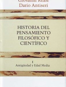 Portada de Giovanni Reale Historia del pensamiento filosófico Tomo 1 Editorial Herder
