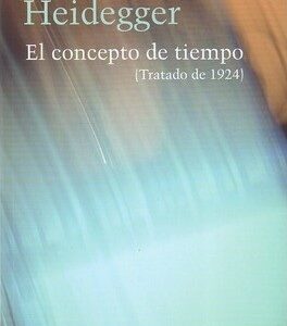 Portada de Martín Heidegger Concepto de tiempo Editorial Herder