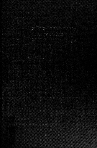 Portada de Karl Popper Los dos problemas fundamentales de la epistemología Editorial Tecnos