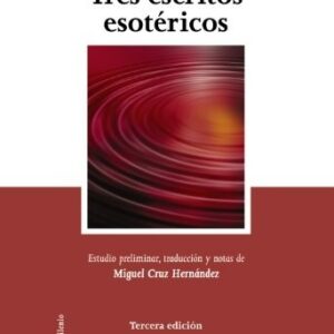 Portada de Avicena Tres escritos esotéricos Editorial Tecnos