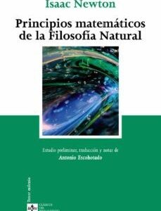 Portada de Isaac Newton Principios matemáticos de la filosofía Natural Editorial Tecnos
