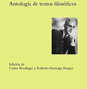 Portada de Juan David García Bacca Antología de textos filosóficos Editorial Tecnos