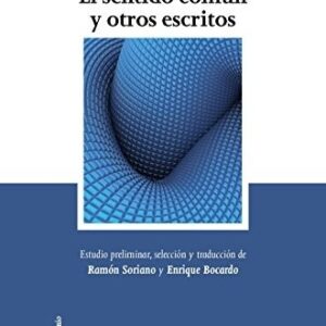 Portada de Thomas Paine El sentido común y otros escritos Editorial Tecnos