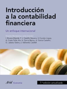 Portada de Vicente Montesinos Introducción a la contabilidad financiera Editorial Ariel
