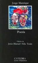 Portada de Jorge Manrique Poesía Edición Jesús Manuel Alda Tesán Editorial Cátedra