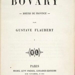 Portada de Gustave Flaubert Madame Bovary Editorial Cátedra