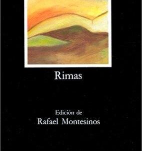 Portada de Gustavo Adolfo Bécquer Rimas Editorial Cátedra