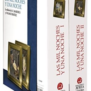 Portada de Anónimo Las mil y una noches Estuche Editorial Cátedra Avrea